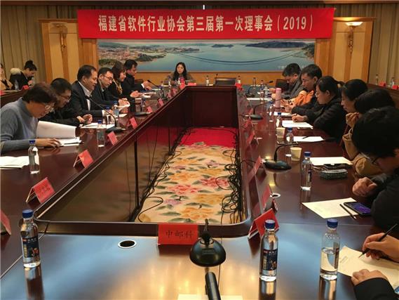 福建省软件行业协会第三届2019年第一次理事会纪要